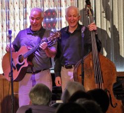 Brad Ryan and Andy Meginniss singing a happy song. Brad Ryan and Andy Meginniss singing a happy song.