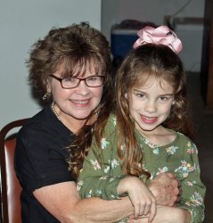 Pat with a friend.