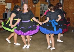 We have cloggers!  And we love it when they show up.