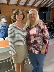 Clara Dumas (band groupie) and Debbie Norris